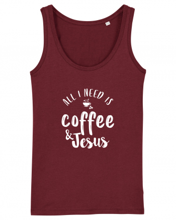 Coffee & Jesus Burgundy