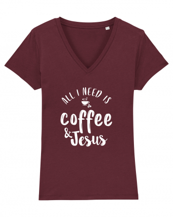 Coffee & Jesus Burgundy