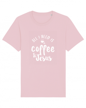 Coffee & Jesus Cotton Pink