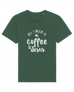 Coffee & Jesus Tricou mânecă scurtă Unisex Rocker