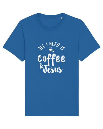 Coffee & Jesus Royal Blue