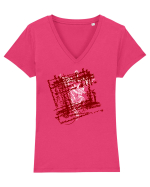 Razboinicul ascuns Tricou mânecă scurtă guler V Damă Evoker