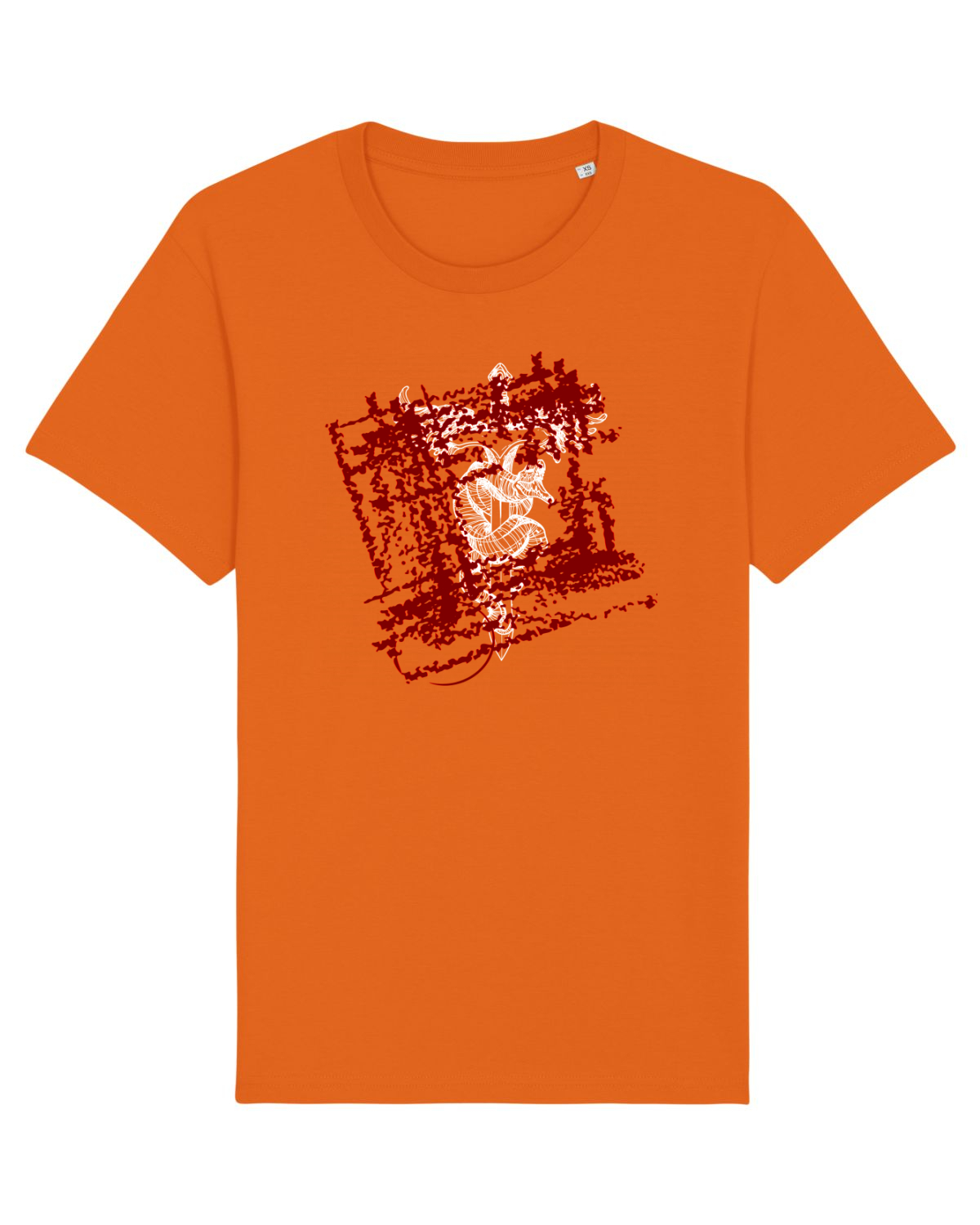 Tricou mânecă scurtă Unisex Rocker Bright Orange