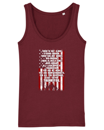 AMERICAN FLAG Burgundy