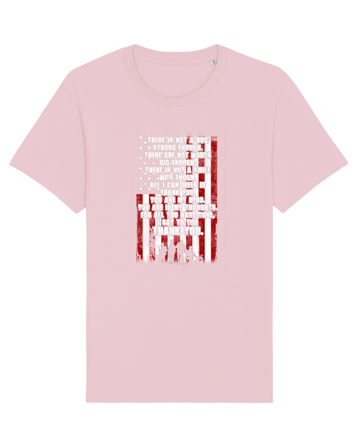 Tricou mânecă scurtă Unisex Rocker Cotton Pink