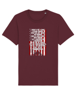 AMERICAN FLAG Tricou mânecă scurtă Unisex Rocker