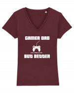 GAMER DAD Tricou mânecă scurtă guler V Damă Evoker