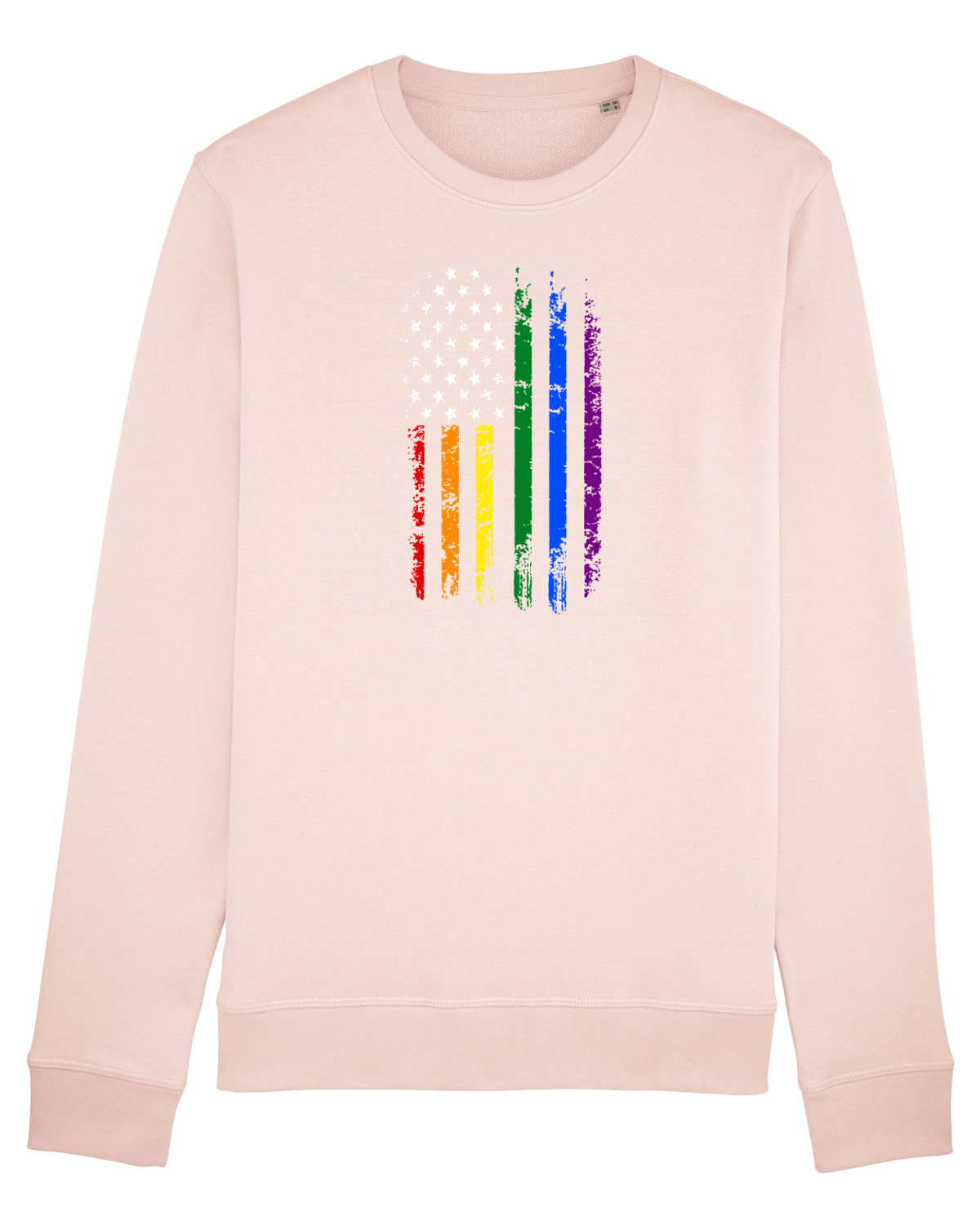 Bluză mânecă lungă Unisex Rise Candy Pink
