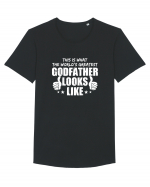 GODFATHER Tricou mânecă scurtă guler larg Bărbat Skater