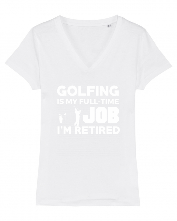 GOLFING White