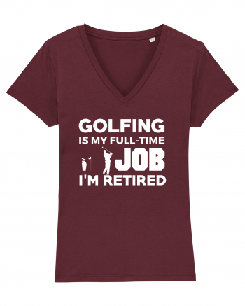 GOLFING Burgundy