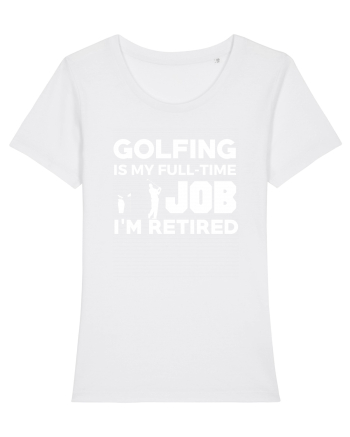 GOLFING White