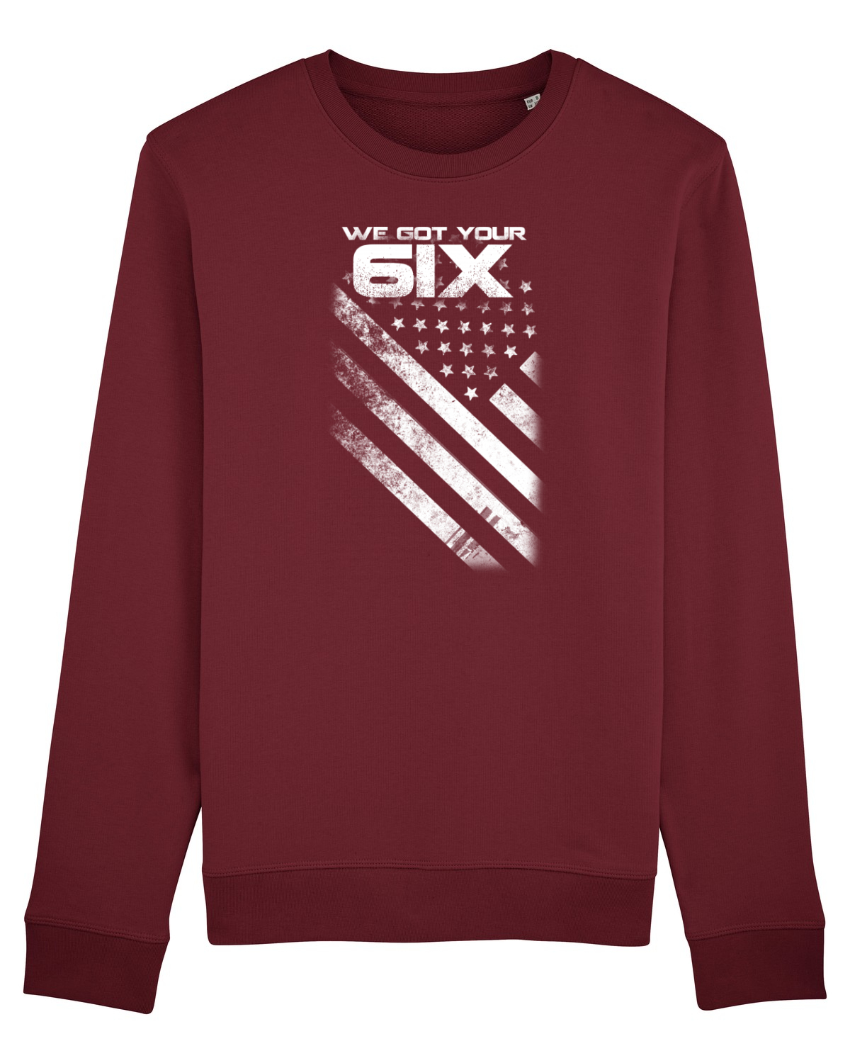 Bluză mânecă lungă Unisex Rise Burgundy