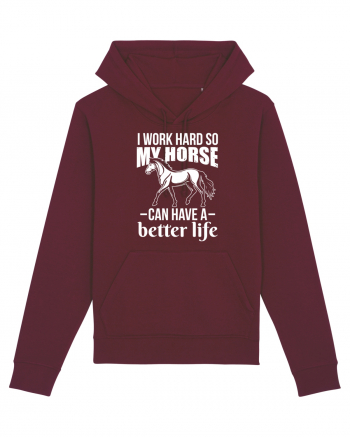 HORSE Burgundy