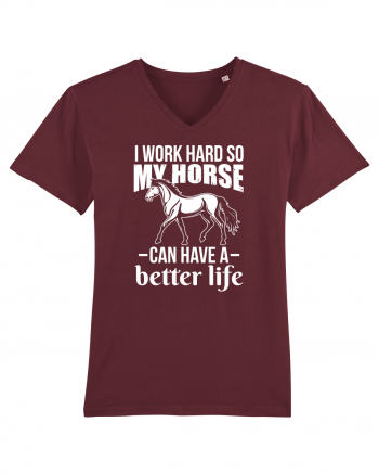 HORSE Burgundy