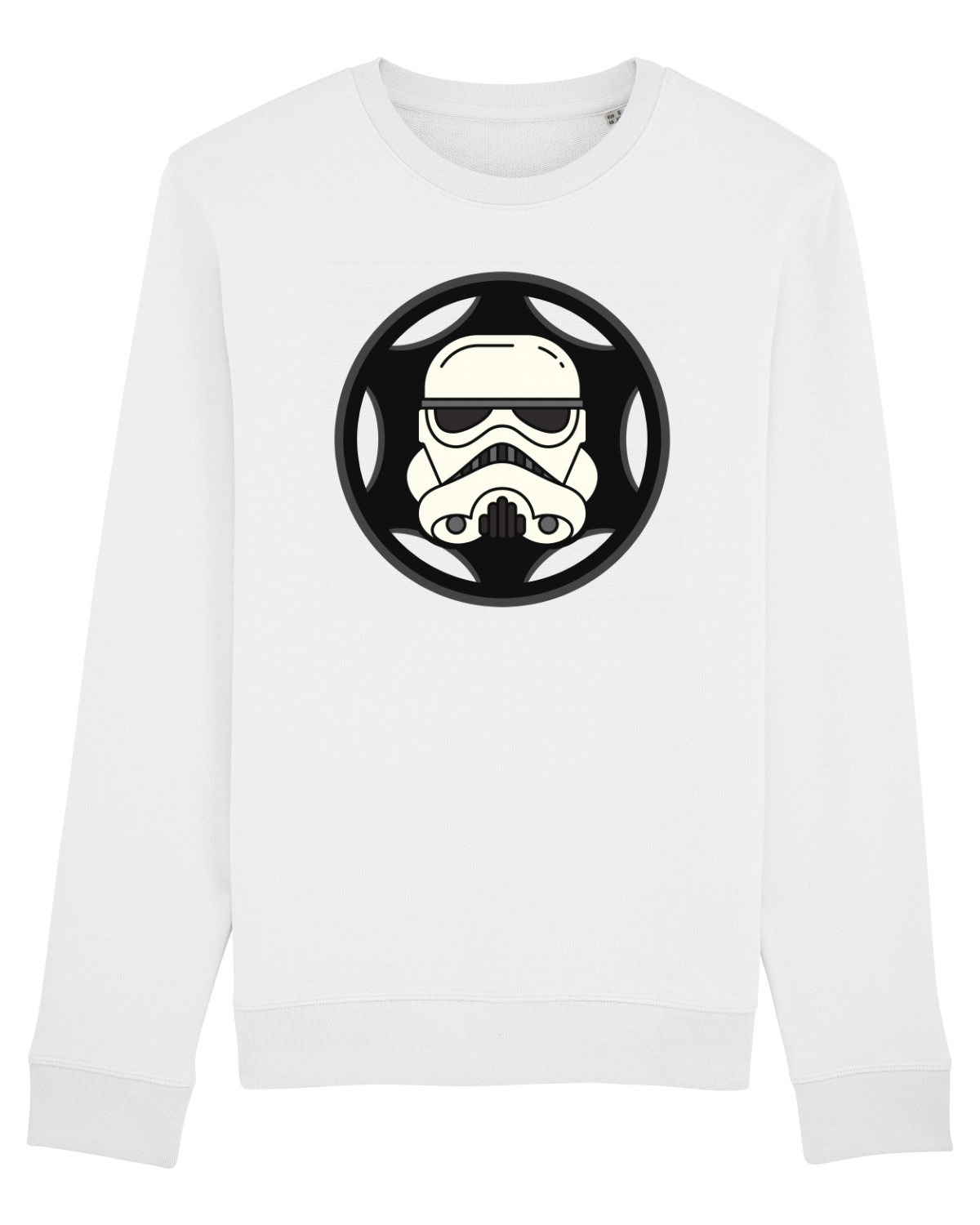 Bluză mânecă lungă Unisex Rise White