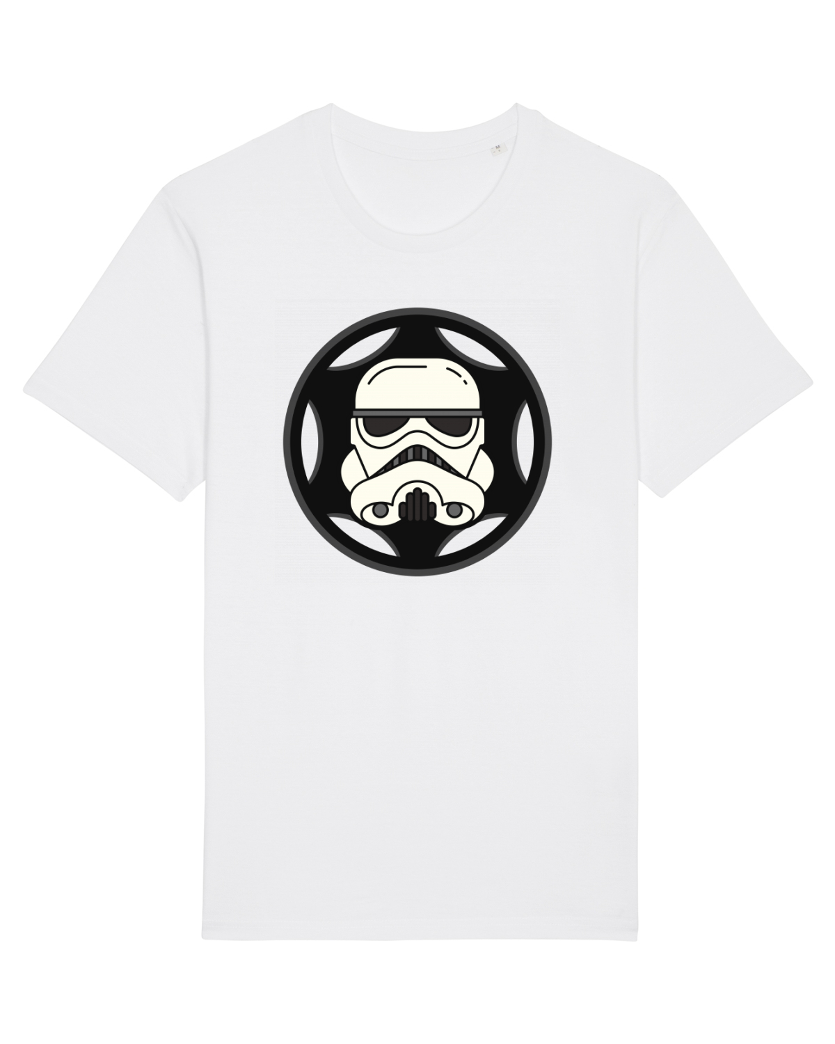 Tricou mânecă scurtă Unisex Rocker White