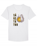 Săgetător Tricou mânecă scurtă guler larg Bărbat Skater