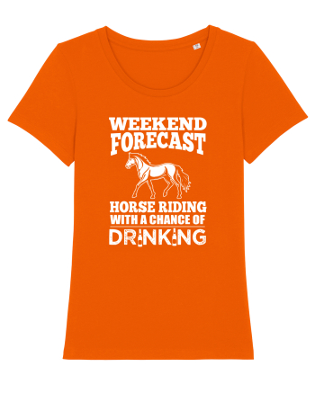 HORSE RIDING Bright Orange