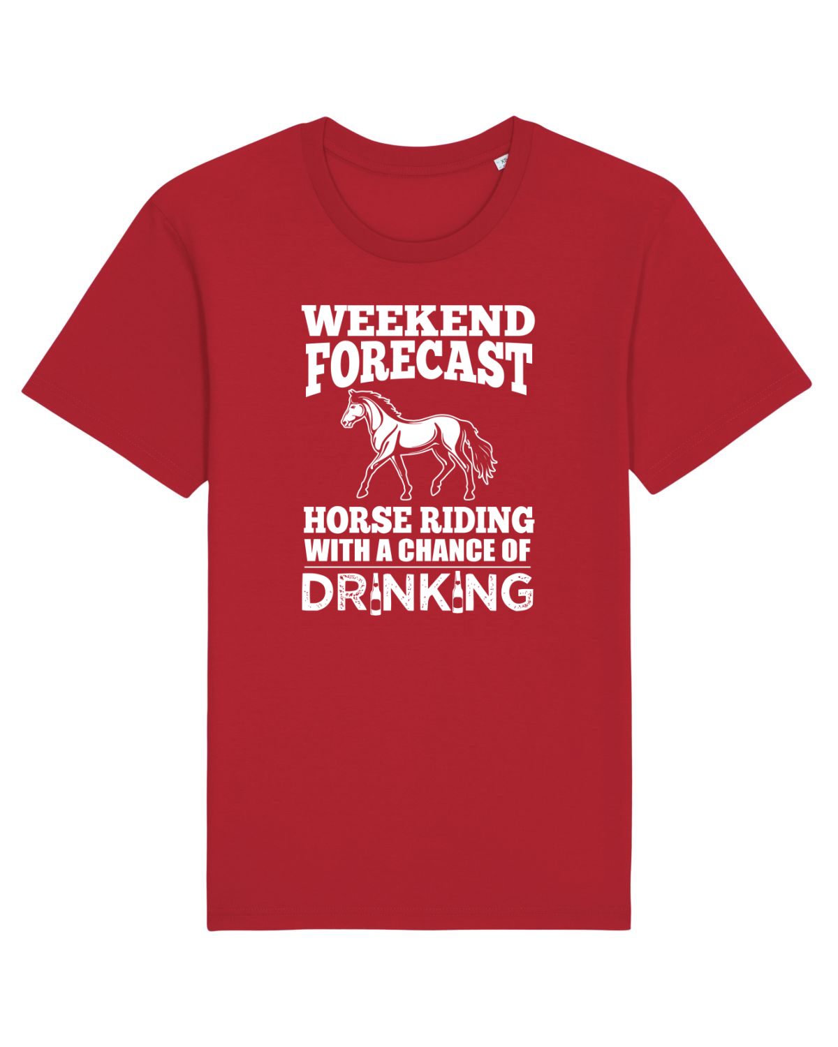 Tricou mânecă scurtă Unisex Rocker Red