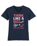 BOSS Tricou mânecă scurtă guler V Bărbat Presenter