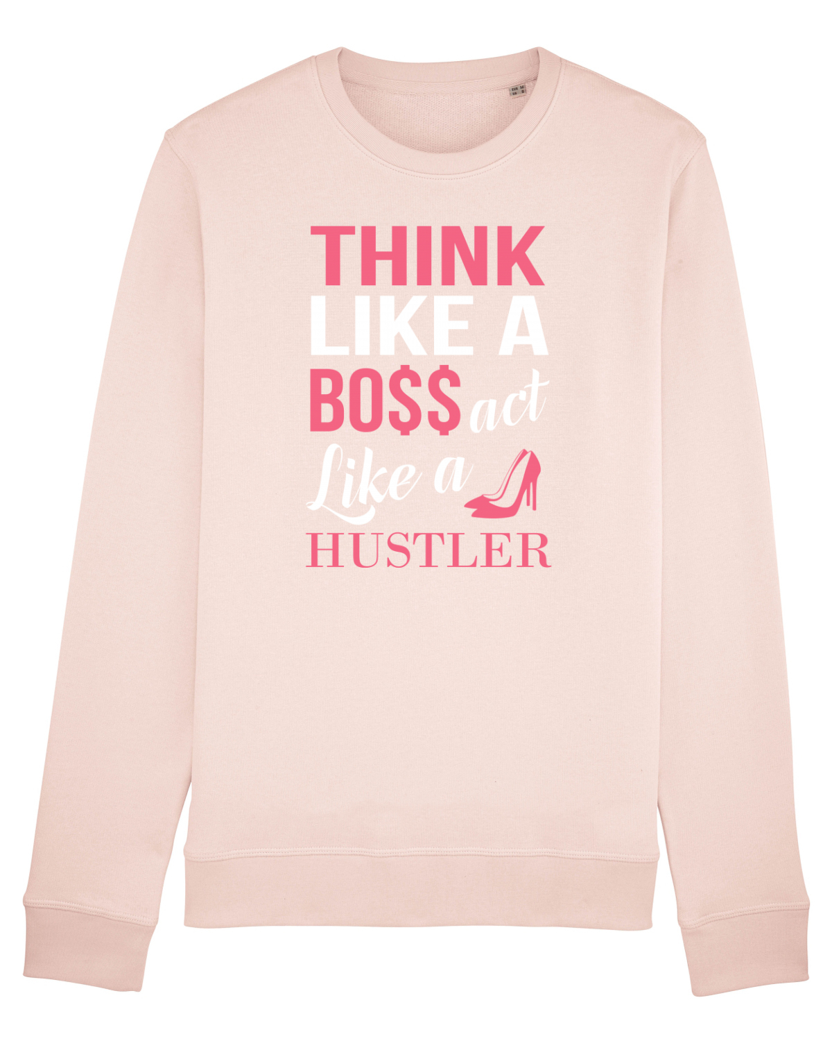 Bluză mânecă lungă Unisex Rise Candy Pink