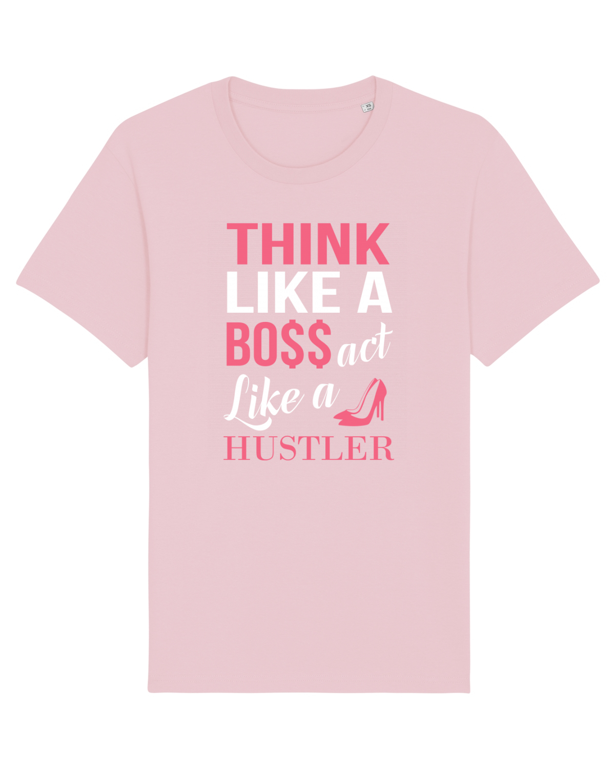Tricou mânecă scurtă Unisex Rocker Cotton Pink
