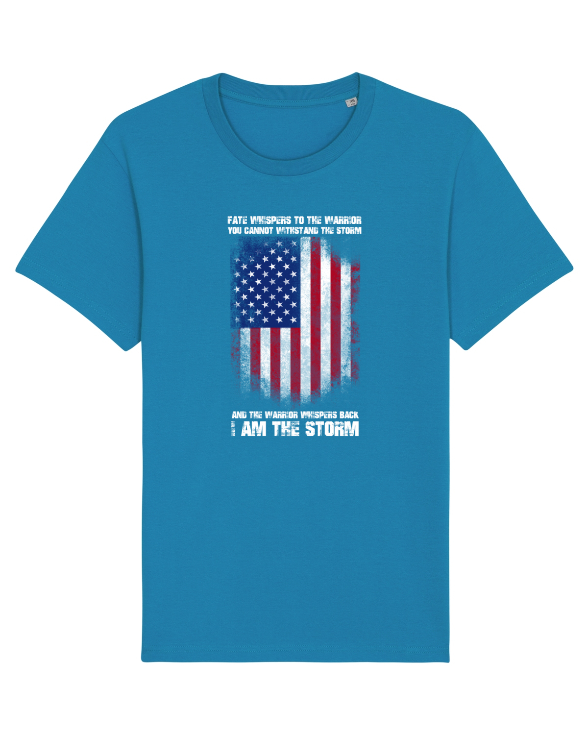 Tricou mânecă scurtă Unisex Rocker Azur