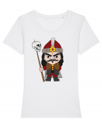 Vlad Tepes Tricou mânecă scurtă guler larg fitted Damă Expresser