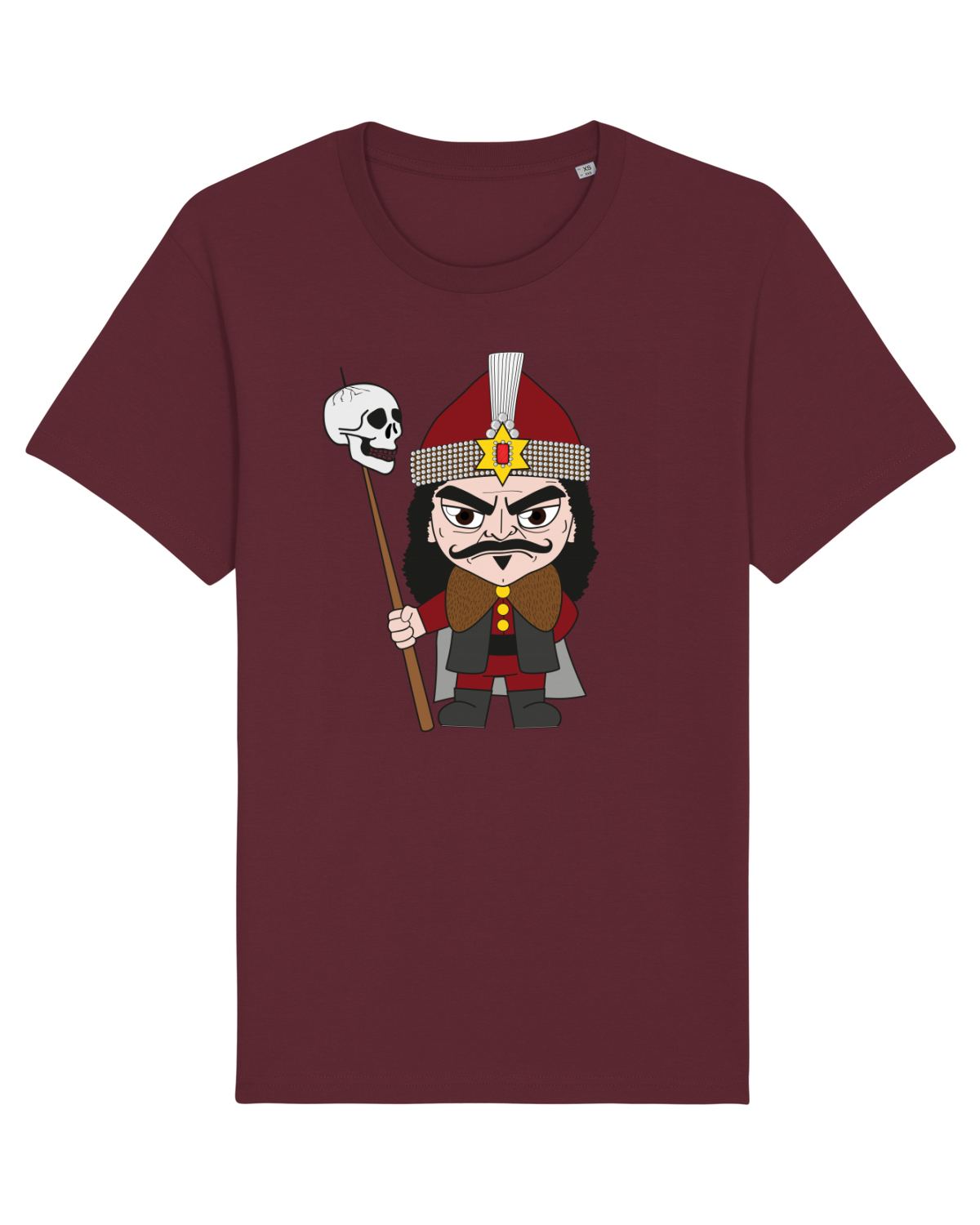 Tricou mânecă scurtă Unisex Rocker Burgundy