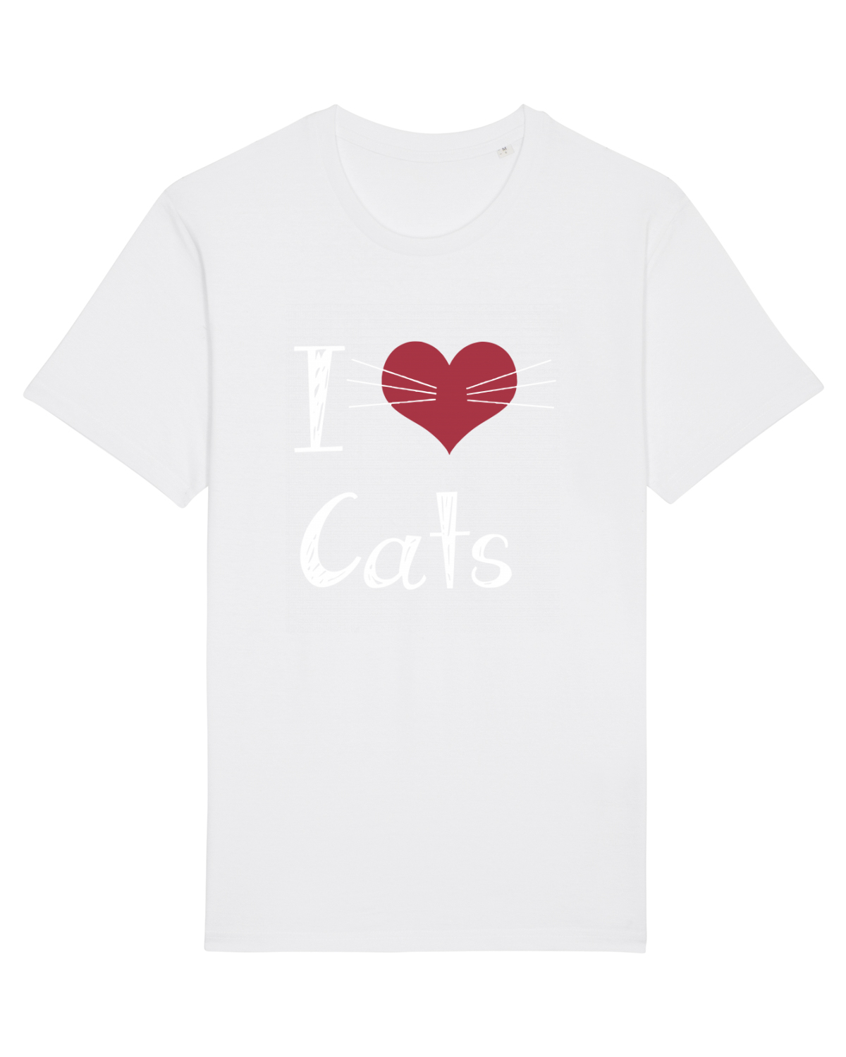 Tricou mânecă scurtă Unisex Rocker White