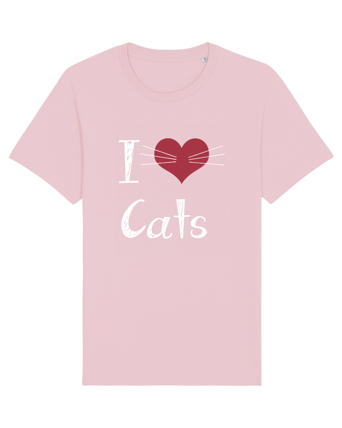 Tricou mânecă scurtă Unisex Rocker Cotton Pink