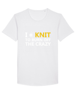 KNIT Tricou mânecă scurtă guler larg Bărbat Skater