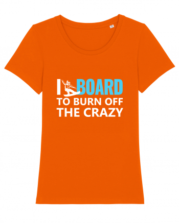 SNOWBOARDING Bright Orange