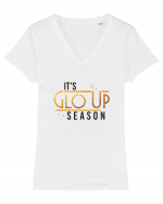 Glow Up season Tricou mânecă scurtă guler V Damă Evoker