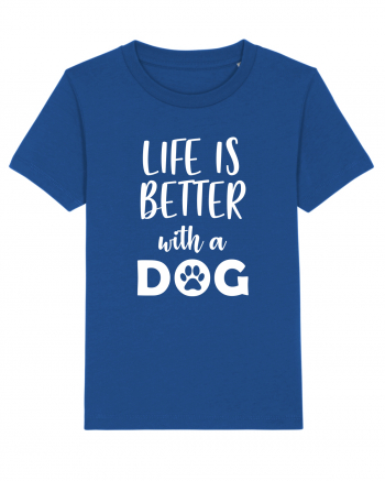 Life is better with a dog. Majorelle Blue