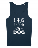 Life is better with a dog. Maiou Bărbat Runs