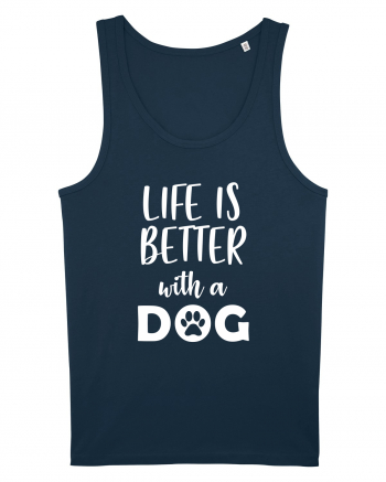 Life is better with a dog. Navy