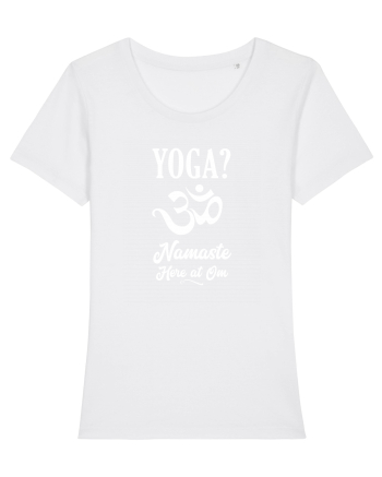 Namaste here at Om White