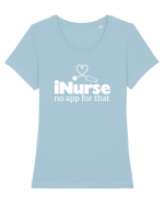 NURSE Tricou mânecă scurtă guler larg fitted Damă Expresser