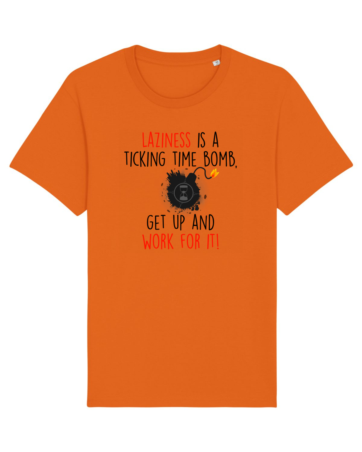 Tricou mânecă scurtă Unisex Rocker Bright Orange