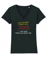 I am not what I think I am Tricou mânecă scurtă guler V Damă Evoker