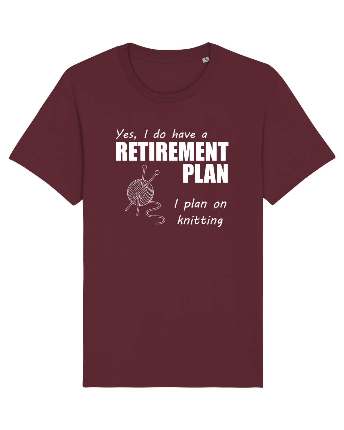 Tricou mânecă scurtă Unisex Rocker Burgundy
