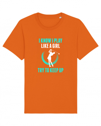 GOLFING Bright Orange