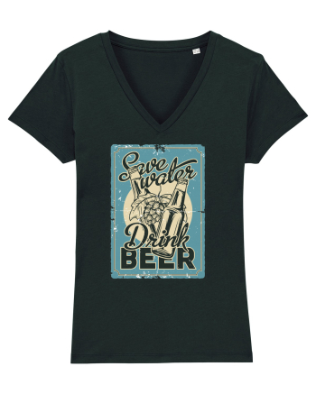 Save Water Drink Beer Black