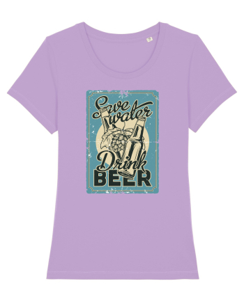 Save Water Drink Beer Lavender Dawn