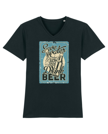 Save Water Drink Beer Black