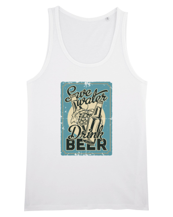 Save Water Drink Beer White