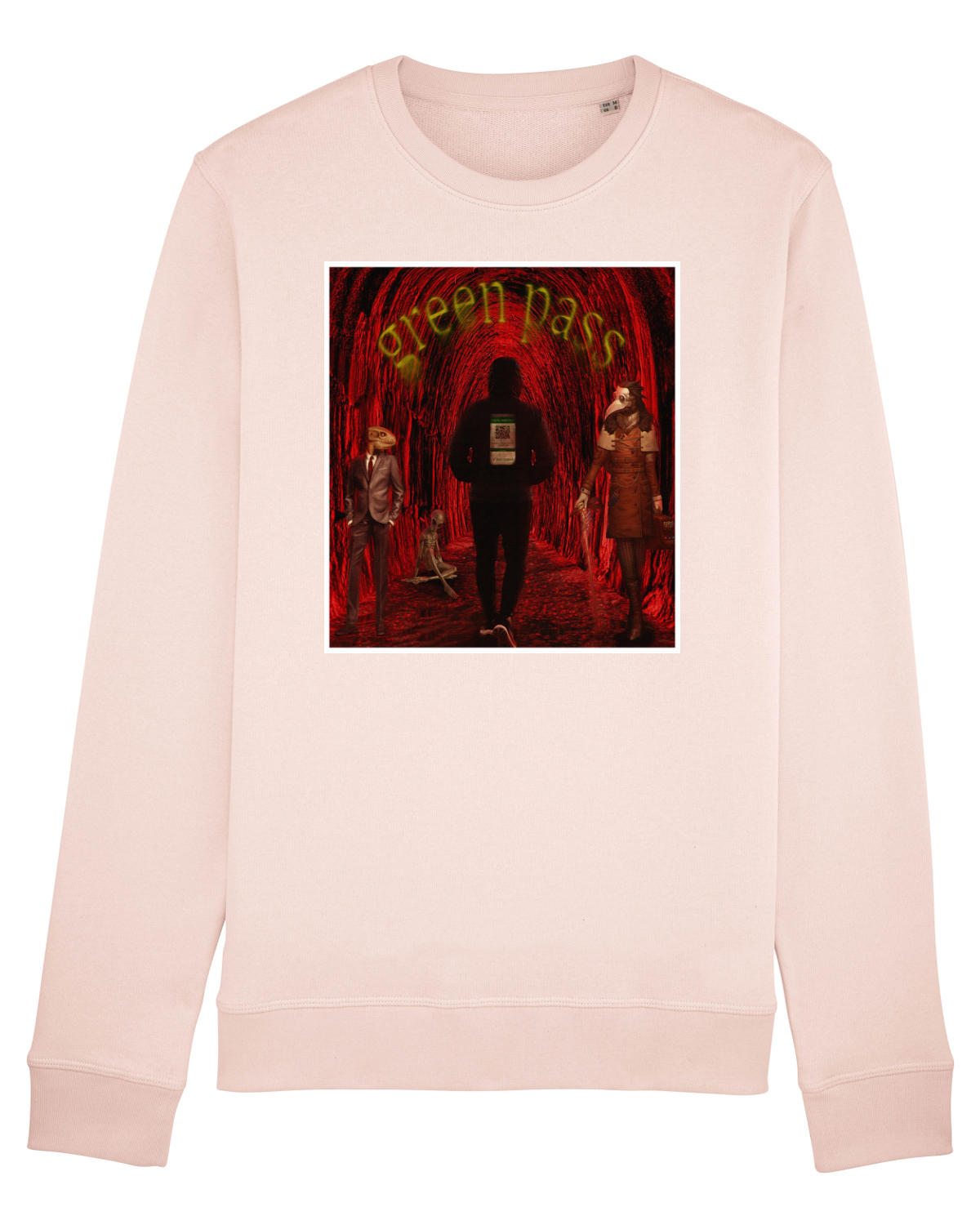 Bluză mânecă lungă Unisex Rise Candy Pink