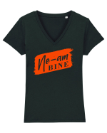 Ne-am bine Tricou mânecă scurtă guler V Damă Evoker